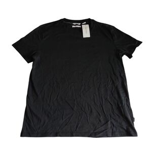 Calvin Klein Size Medium Liquid Touch Black Short Sleeve T-Shirt